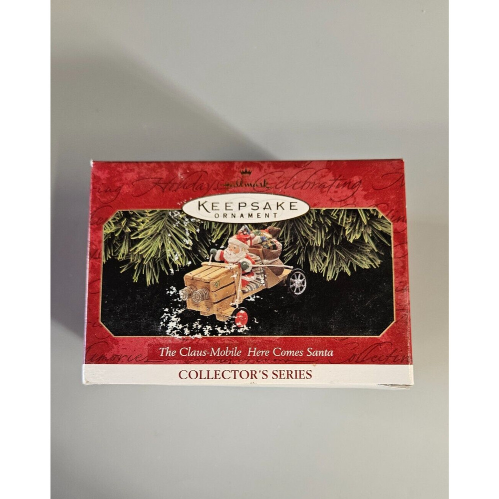 1997 Hallmark Keepsake Ornament The Claus-Mobile Here Comes Santa 19th In Series